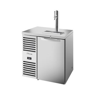 True TDR32-RISZ1-L-S-S-1 32" Kegerator Commercial Beer Dispenser w/ (1) Keg Capacity - (1) Column, Stainless, 115v, 1 Column, Stainless Steel