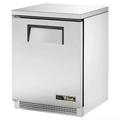 True TUC-24-HC 24" W Undercounter Refrigerator w/ (1) Section & (1) Left Hinge Door, 115v, Silver | True Refrigeration