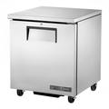 True TUC-27F-HC ADA 28" W Undercounter Freezer w/ (1) Section & (1) Right Hinge Door, 115v, Silver | True Refrigeration