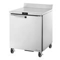 True TWT-27F-HC~SPEC3 27 5/8" W Worktop Freezer w/ (1) Section & (1) Door, 115v, Silver | True Refrigeration