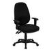 Flash Furniture BT-661-BK-GG Swivel Office Chair w/ High Back - Black Fabric Upholstery