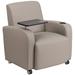 Flash Furniture BT-8217-GV-CS-GG Guest Chair w/ Tablet Arm - Gray LeatherSoft Upholstery