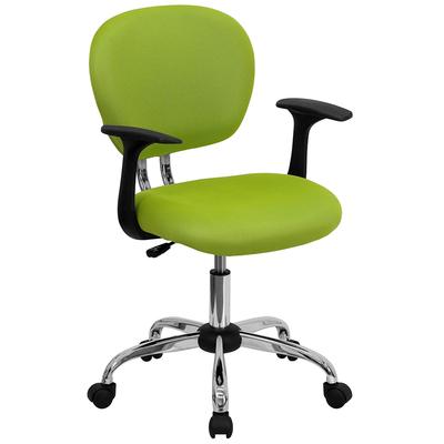 Flash Furniture H-2376-F-GN-ARMS-GG Swivel Office ...