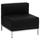 Flash Furniture ZB-IMAG-MIDDLE-GG Modular Middle Chair - Black LeatherSoft Upholstery, Stainless Base