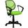 Flash Furniture WA-3074-GN-A-GG Swivel Computer Arm Chair w/ Low Back - Green Mesh Back &amp; Seat