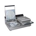 Hatco RWM-2 Double Classic American Commercial Waffle Maker w/ Cast Aluminum Grids, 1800W, 7" Grids, Stainless Steel, 120 V