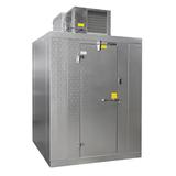 Master-Bilt QODF88-C Outdoor Walk-In Freezer w/ Right Hinge - Top Mount Compressor, 8' x 8' x 6' 7"H, Floor