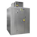 Master-Bilt QSF1010-C Indoor Walk-In Freezer w/ Left Hinge - Top Mount Compressor, 10' x 12' x 6' 7"H, Floor