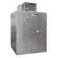 Master-Bilt QSF771010-C Indoor Walk-In Freezer w/ Left Hinge - Top Mount Compressor, 10' x 10' x 7' 7"H, Floor