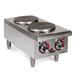 Star 502FF Star-Max 12" Electric Hotplate w/ (2) Burners & Infinite Heat, 208-240v/1ph, 2 Cast Iron French Elements, 208V, Stainless Steel