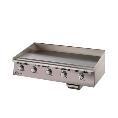 Star 760TA 240V 60" Electric Commercial Griddle w/ Thermostatic Controls - 1" Steel Plate, 240v, 1" Thick Plate, 5 Burners, Stainless Steel