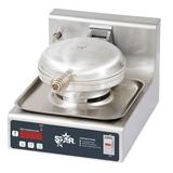 Star SWBS Single Classic American Commercial Waffle Maker w/ Aluminum Grids, 912W, 7" Grids, 240V, Stainless Steel
