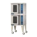 Duke 59-E4XX Double Half Size Electric Commercial Convection Oven - 8.0 kW, 240v/3ph, Cook and Hold, Stainless Steel