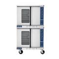 Duke 613-E2V Double Full Size Electric Commercial Convection Oven - 11kW, 208v/3ph, Standard Depth, Stainless Steel