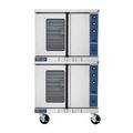 Duke 613-E2XX Double Full Size Electric Commercial Convection Oven - 10.0 kW, 240v/1ph, 12 Racks, Stainless Steel