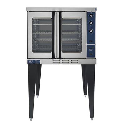 Duke 613Q-E3XX 208/1 Single Full Size Electric Commercial Convection Oven - 10.0 kW, 208v/1ph, Single Deck, Stainless Steel