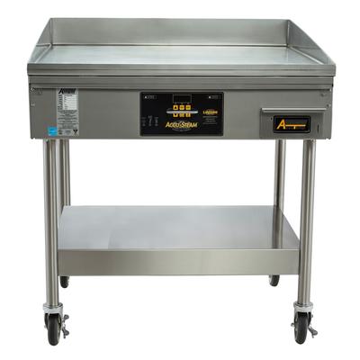 AccuTemp EGF2083A4850-S2 48" Electric Commercial Griddle w/ Thermostatic Controls - 3/16" Steel Plate, 208v/3ph, Stainless Steel Plate, Steam Heating