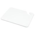 San Jamar CB101212WH Cut-N-Carry Cutting Board, 10 x 12 x 1/2 in, NSF, White, 0.5 in