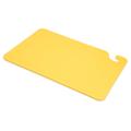 San Jamar CB121812YL Cut-N-Carry Cutting Board, 12 x 18 x 1/2 in, NSF, Yellow, 0.5 in