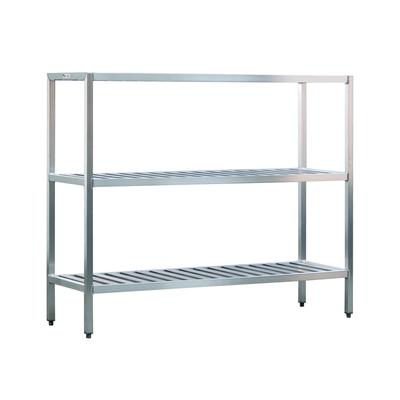 New Age 1045TB 36" Heavy-duty Shelving Unit w/ 1000 lb Capacity, Aluminum, Welded Aluminum, 36"x 24" x 60", Silver