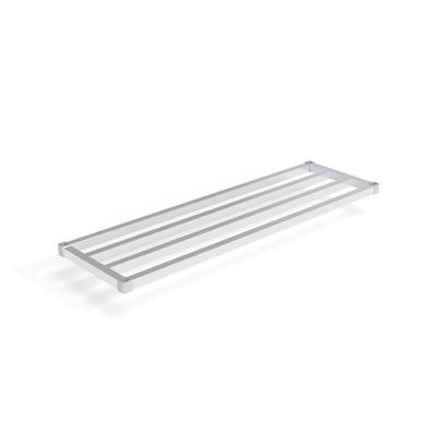 New Age 2066HD Aluminum Tubular Shelf - 66"W x 20"D, Silver