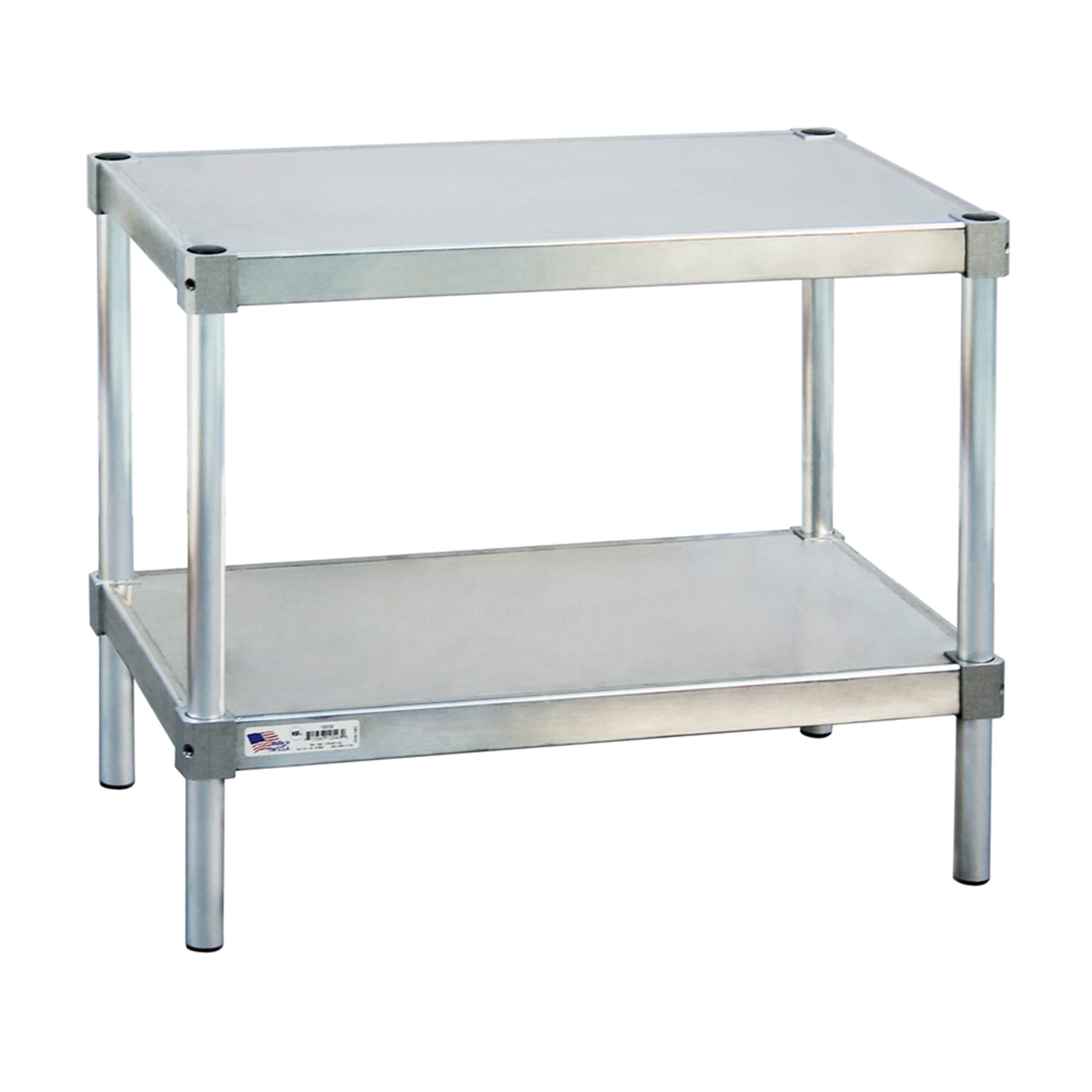 New Age 21542ES36P 42" x 15" Stationary Equipment Stand for General Use, Undershelf