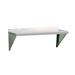 New Age 92093 Solid Wall Mounted Shelf, 36"W x 18"D, Aluminum