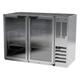 Beverage Air BB48HC-1-G-S 48" Bar Refrigerator - 2 Swinging Glass Doors, Stainless, 115v, Stainless Steel