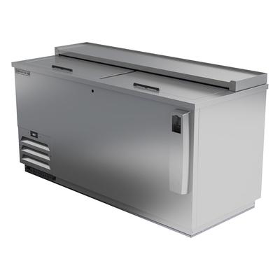 Beverage-Air DW64HC-S 65" Forced Air Bottle Cooler - Holds (190) 12 oz Bottles, 115v, Adjustable Dividers, Stainless Steel