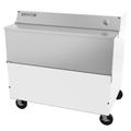 Beverage Air SMF49HC-1-W Milk Cooler w/ Top & Side Access - (768) Half Pint Carton Capacity, 115v, White