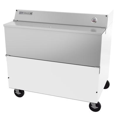 Beverage-Air SMF49HC-1-W-02 Milk Cooler w/ Top & Side Access - (768) Half Pint Carton Capacity, 115v, White