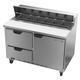 Beverage Air SPED48HC-12-2 48" Sandwich/Salad Prep Table w/ Refrigerated Base, 115v, Stainless Steel