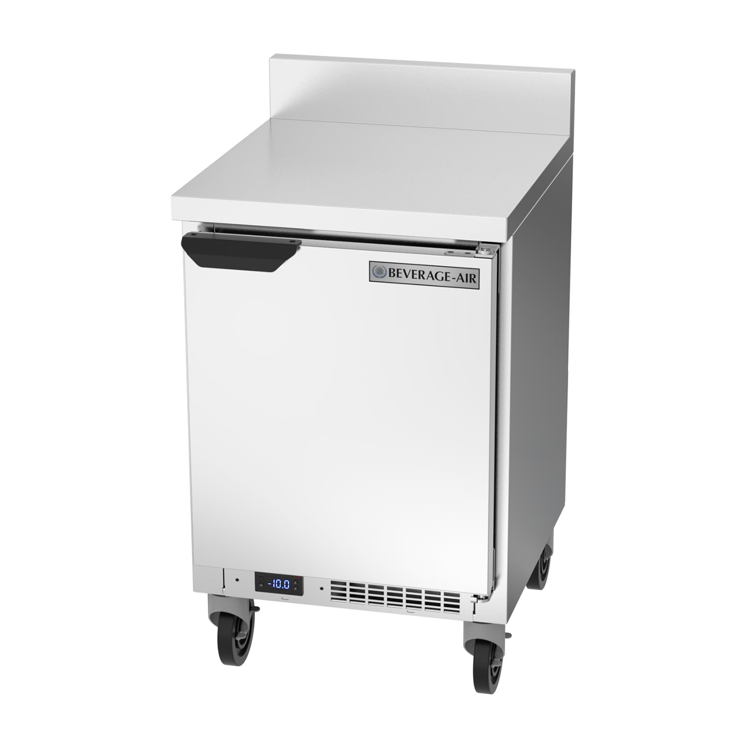 Beverage-Air WTF20HC-FIP 20" W Worktop Freezer w/ 1 Section & 1 Door, 115v, 115 V, Silver