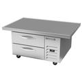 Beverage Air WTRCS36HC-48 Hydrocarbon Series 48" Chef Base w/ (2) Drawers - 115v, Full Marine Edge, 115 V, Silver