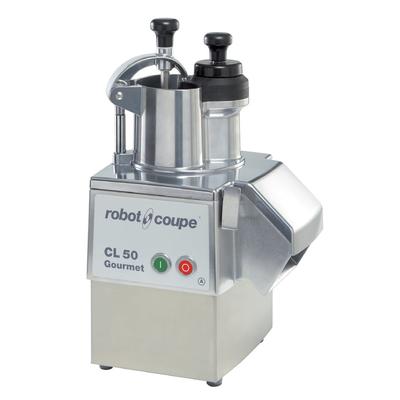 Robot Coupe CL50GOURMET 1 Speed Cutter Commercial Mixer Food Processor w/ Side Discharge, 120v, Stainless Steel