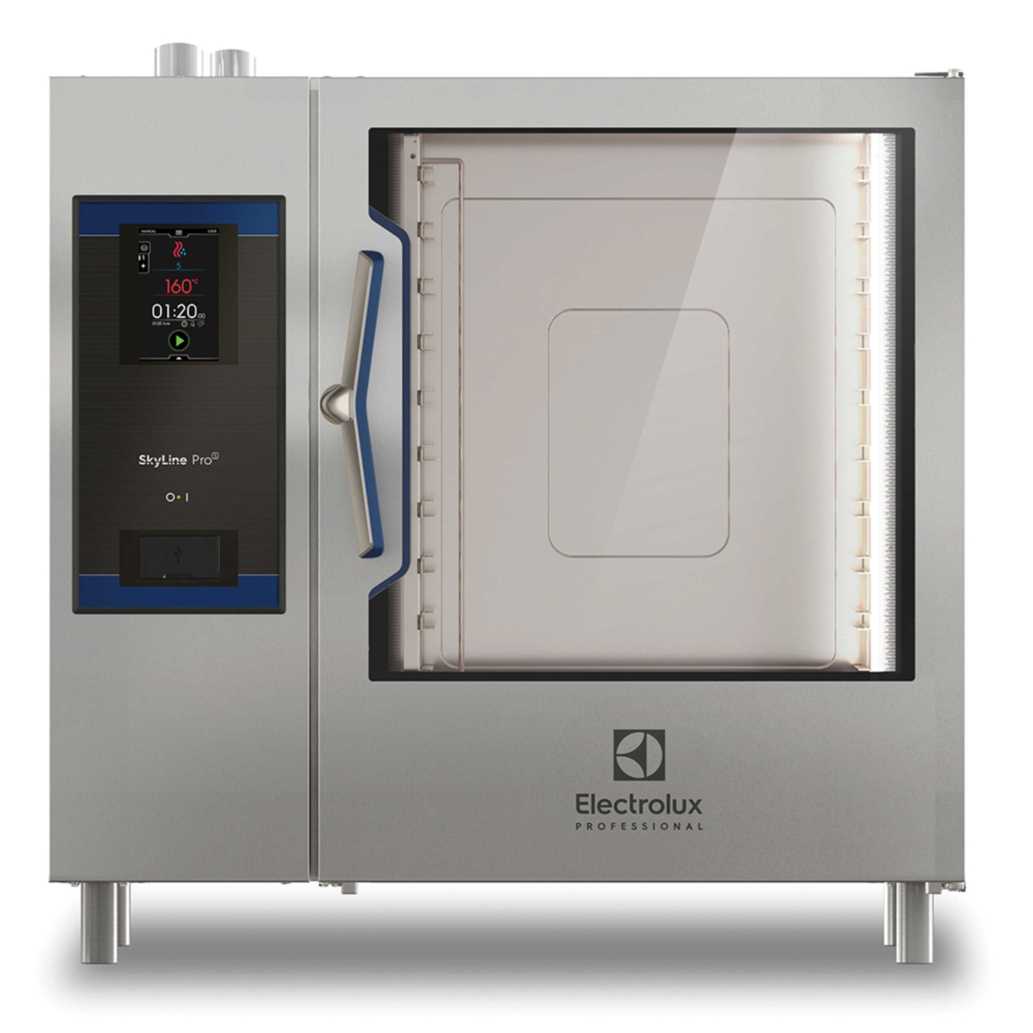 Electrolux Professional 219643 Full Size Combi Oven, Boilerless, 480v/3ph, Stainless Steel