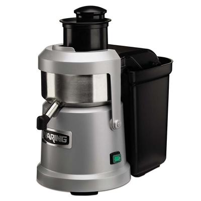 Waring WJX80X Heavy Duty Centrifugal Juicer w/ 12 qt Pulp Container, 120v, Continuous Pulp Eject, Silver