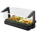 Cambro BBR480110 48" Cold Food Bar - (3) Pan Capacity, Table Top, Black, with Sneeze Guard