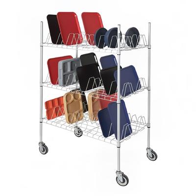 Channel W3TD-1 3 Level Mobile Drying Rack for Tray...