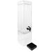 Cal-Mil 1112-3 3 Gallon Square Glass Beverage Dispenser w/ Ice Chamber - Clear