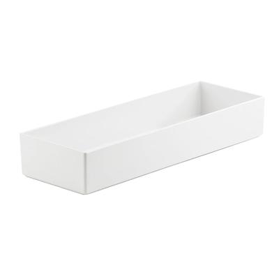 Cal-Mil 1397-15M Cater Choice Box - 7x20x3", Melamine, White