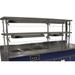 Advance Tabco NDSG-18-36 Self Service Food Shield - 2 Tier, 18x36x26", Stainless Top Shelf, Self-Service, Stainless Steel