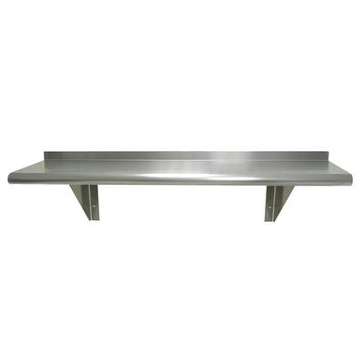 Advance Tabco WS-10-60 Solid Wall Mounted Shelf, 60