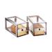 Cal-Mil 3410-55 Bread Display Drawer - 6 3/4"W x 12 1/4"D x 6 3/4"H, Stainless Steel/Acrylic