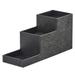 Cal-Mil 3665-13 3 Tier Bottle Display Riser - 4 1/2"W x 14"D x 6"H, Plastic, Black, ABS Plastic