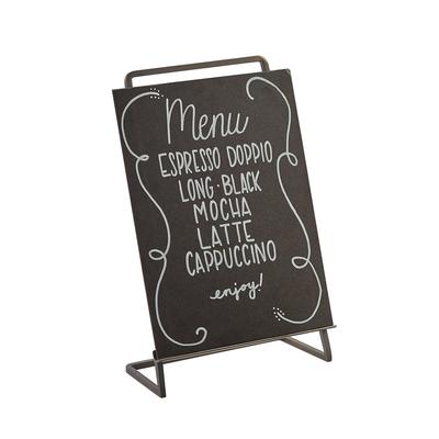 Cal-Mil 3919-811-84 Rectangular Write On Sign, 8" x 2 1/2" x 8 3/4", Bronze, Black