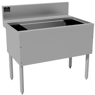 Advance Tabco PRI-24-24-10-XD 24" Prestige Cocktail Station w/ 80 lb Ice Bin, Stainless Steel