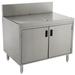 Advance Tabco PRSCD-19-42 Prestige 42" Stationary Storage Cabinet w/ Hinged Doors, 24" Front To Back, Stainless Steel