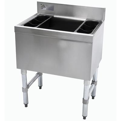 Advance Tabco SLI-16-36 36" Underbar Basics Cocktail Station w/ 155 lb Ice Bin, Stainless Steel