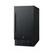 Summit FF1843B 18" Undercounter Refrigerator w/ (1) Door - Black, 115v